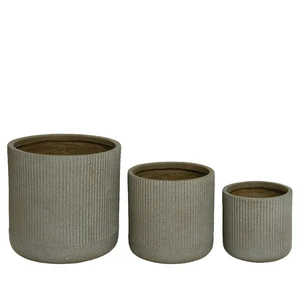 LOGAN PLANTER L36B36H36CM TAUPE - afbeelding 4