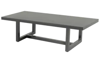 Luto Salontafel 140x75x45 cm - Donker antraciet keramisch blad