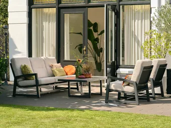 Luto Salontafel 140x75x45 cm - Donker antraciet keramisch blad - afbeelding 3