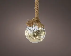 MICRO LED BALL D10CM-15L TRANSP./CLASSIC WARM