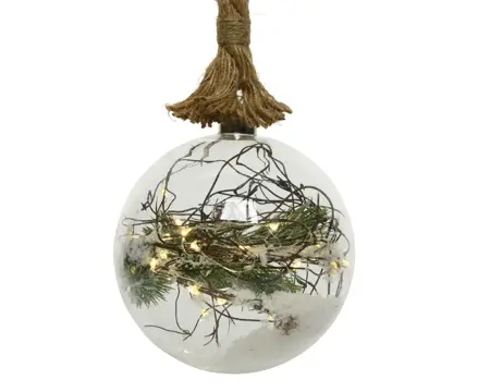 MICRO LED BALL  D14CM-30L TRANSP./CLASSIC WARM