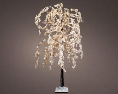 MICRO LED BOOM PVC WHITE FLOWER STEADY D70H.180CM WIT/WARM WIT - afbeelding 3