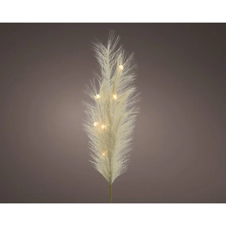 MICRO LED PLUME D10 H70CM 6L KHAKI