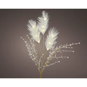 MICRO LED PLUME D10 H70CM 9L BEIGE
