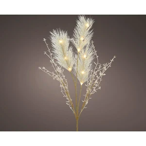 MICRO LED PLUME D10 H70CM 9L KHAKI