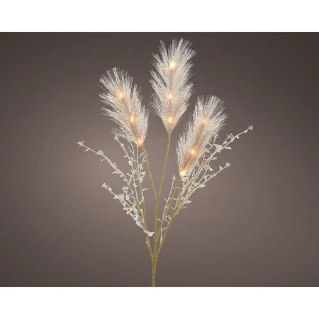 MICRO LED PLUME D10 H70CM 9L L.BROWN