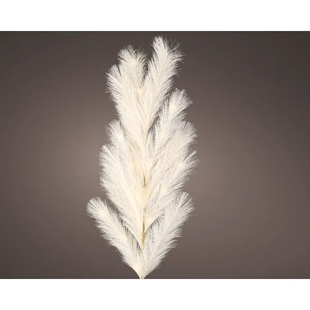 MICRO LED PLUME D12 H118CM 15L BEIGE