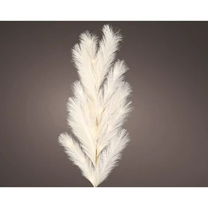 MICRO LED PLUME D12 H118CM 15L BEIGE