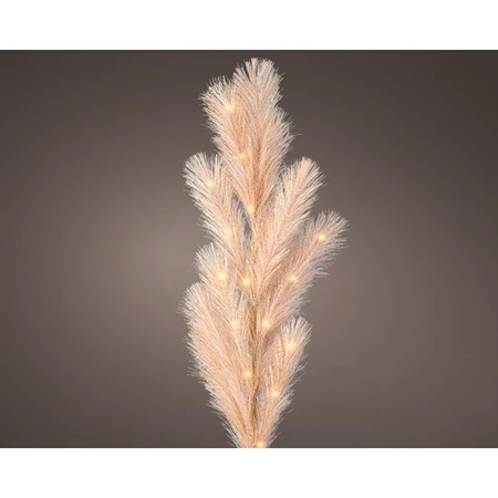 MICRO LED PLUME D12 H118CM 15L L.BROWN