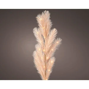MICRO LED PLUME D12 H118CM 15L L.BROWN