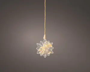 MICRO LED STER H.25CMD.19CM TRANSP/WARM WIT - afbeelding 3