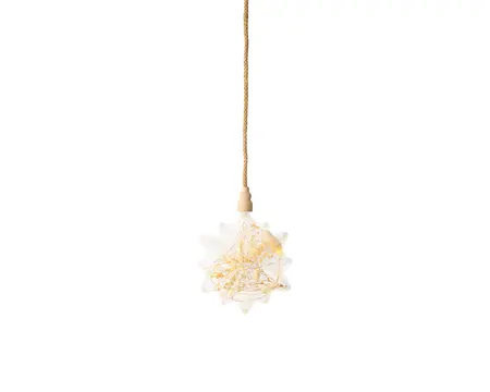 MICRO LED STER  H.25CMD.19CM TRANSP/WARM WIT - afbeelding 2