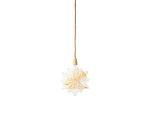 MICRO LED STER  H.25CMD.19CM TRANSP/WARM WIT - afbeelding 2