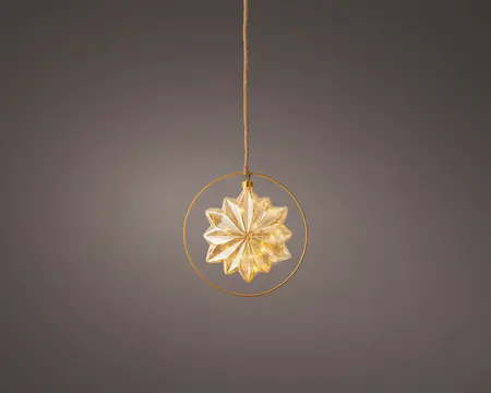 MICRO LED STER STEADY BO D26L.8CM AMBER/KLASSIEK WARM - afbeelding 1