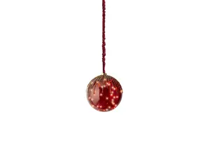 MICROLED BAL BO D20H20CM RD/K.WARM - afbeelding 2