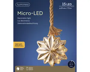 MICROLED STER BO D19H25C SMOKE/KWRM - afbeelding 2