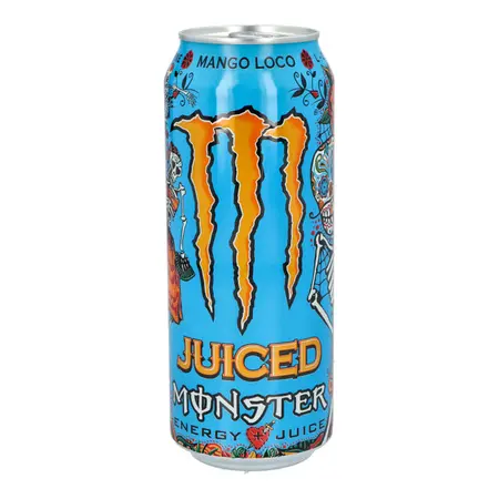 Monster Energy Juice Mango Loco Can 12X0.5L - afbeelding 1
