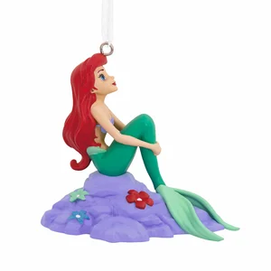 Hallmark Ornament – Ariel On Rock – Disney The Little Mermaid - afbeelding 2