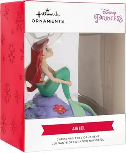 Hallmark Ornament – Ariel On Rock – Disney The Little Mermaid - afbeelding 2