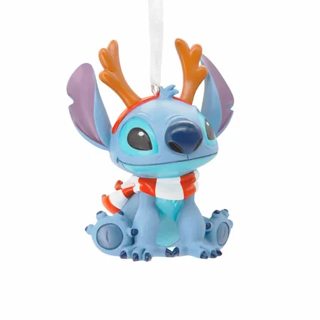Hallmark Ornament – Stitch With Antlers – Lilo & Stitch - afbeelding 1