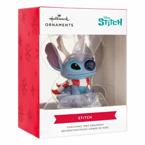 Hallmark Ornament – Stitch With Antlers – Lilo & Stitch - afbeelding 3