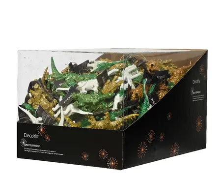 Ornament Dino - H10cm - 4 assorti - afbeelding 2