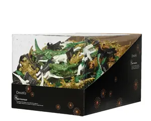 Ornament Dino - H10cm - 4 assorti - afbeelding 2