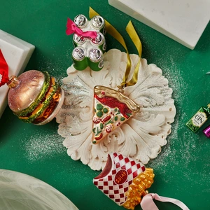 Ornament Glas - H11cm - afbeelding 2