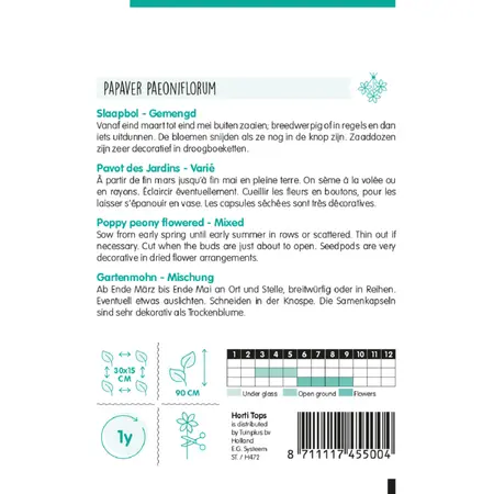 Papaver - Slaapbol - afbeelding 2