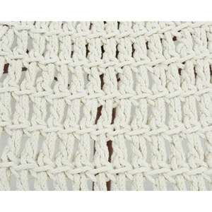 Parasol met Franjes - D200/H210cm Wit - afbeelding 3