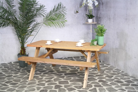 Oslo Picknickbank 177cm - afbeelding 2