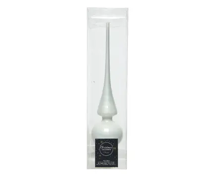 PIEK GLAS ENAMEL D6H.26CM WINTERWIT - afbeelding 3