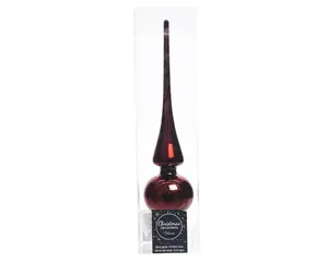 PIEK GLAS SHINY D6H.26CM OSSENBLOED - afbeelding 4