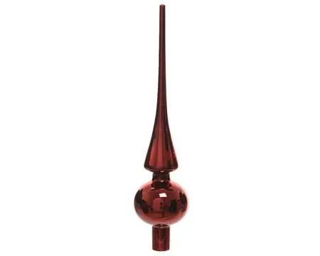 PIEK GLAS SHINY D6H.26CM OSSENBLOED - afbeelding 1