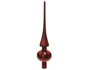 PIEK GLAS SHINY D6H.26CM OSSENBLOED - afbeelding 4