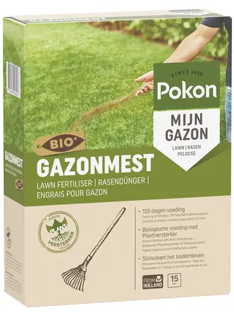Pokon Bio Gazonmest - 1 kg Voor 15m²