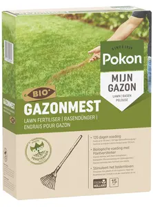 Pokon Bio Gazonmest - 1 kg Voor 15m²