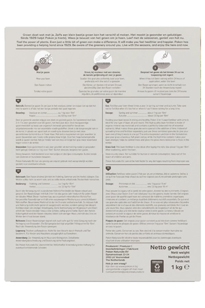 Pokon Bio Gazonmest met Kalk 3-in-1 - 1kg - afbeelding 3