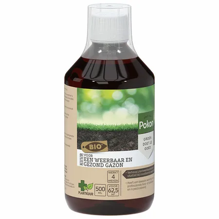 POKON BIO KUUR VOOR EEN WEERBAAR EN GEZOND GAZON CONCENTRAAT 500ML - afbeelding 2