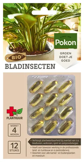Pokon Bio Kuur Voor Weerbare En Gezonde Kamerplanten Capsules - 12 st