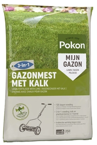 Pokon Gazonmest met Kalk 3-in-1 - 16,8kg - afbeelding 2