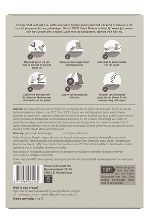 Pokon Graszaad Herstel - 1kg - afbeelding 3