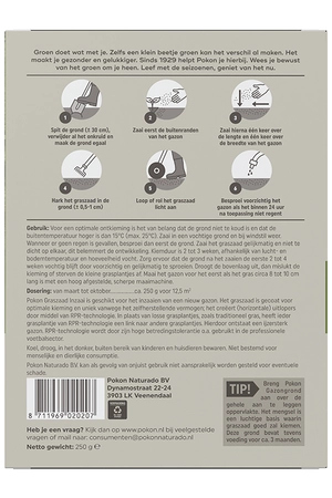 Pokon Graszaad Inzaai - 250gr - afbeelding 3
