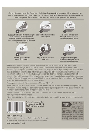 Pokon Graszaad Schaduw - 1kg - afbeelding 3