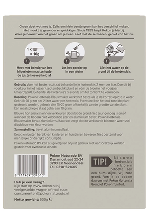 Pokon Hortensia Blauwmaker - 500 Gr - afbeelding 2