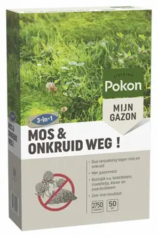 Pokon Mos En Onkruid Weg - 2,75 kg Voor 50m² - afbeelding 2