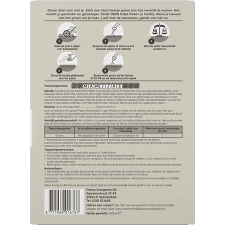Pokon Onkruid Weg - 800 Gr Voor 40m² - afbeelding 2