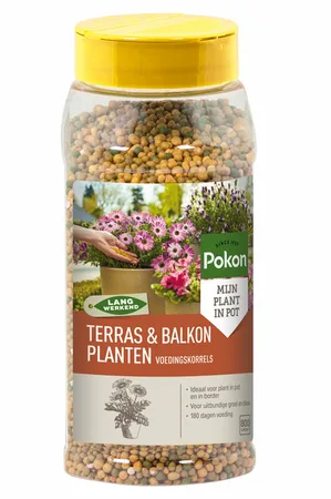 Pokon Terras & Balkon Planten Voedingskorrels – 800 gram