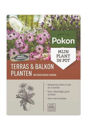 Pokon Terras & Balkon Planten Wateroplosbare Voeding – 500 gr - afbeelding 1
