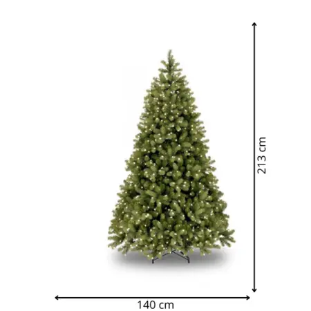 Poly Bayberry Hinged Power Connect LED - D140/H213cm - afbeelding 4